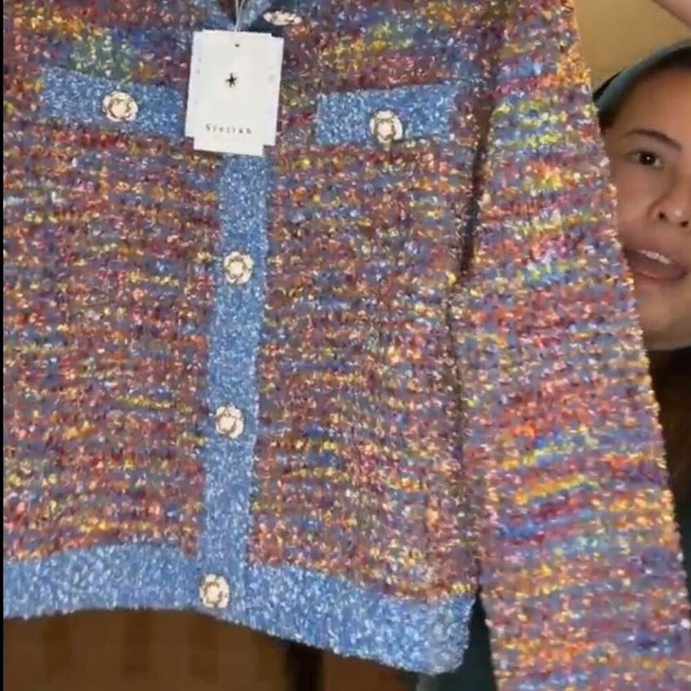 Stella Women's multi Cardigan - Picture 5 of 6